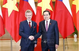 Chủ tịch Quốc hội Trần Thanh Mẫn đón và hội đàm với Chủ tịch Thượng viện Quốc hội Cộng hòa Séc