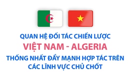 Việt Nam - Algeria thống nhất đẩy mạnh hợp tác trên các lĩnh vực chủ chốt