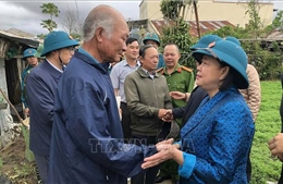 Đồng chí Bùi Thị Minh Hoài kiểm tra và làm việc với tỉnh Lâm Đồng 