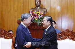 Tổng Bí thư Tô Lâm thăm các nguyên lãnh đạo Lào