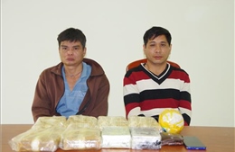 Bắt giữ 2 đối tượng vận chuyển lượng lớn ma túy
