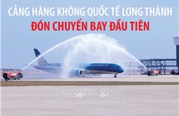 Cảng hàng không quốc tế Long Thành đón chuyến bay đầu tiên