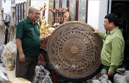 Hơn 30 năm gìn giữ, đưa nghề đúc đồng truyền thống vươn xa