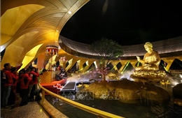 Lễ an vị tôn tượng Đức Phật Câu Na Hàm Mâu Ni trên đỉnh núi Bà Đen​