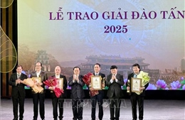 Giải thưởng Đào Tấn năm 2025 vinh danh 14 tập thể, cá nhân