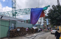 Đà Nẵng: Gãy cẩu tháp tại công trình xây dựng The One Tower