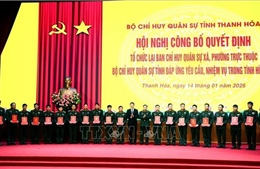 Thanh Hóa: Bổ nhiệm 166 chỉ huy trưởng Ban Chỉ huy quân sự xã, phường