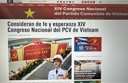 Prensa Latina khai trương chuyên mục về Đại hội XIV của Đảng Cộng sản Việt Nam