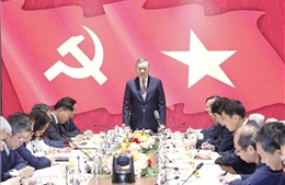 Tổng Bí thư làm việc với các Đại sứ, Trưởng cơ quan đại diện ngoại giao Việt Nam tại nước ngoài