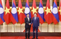 Chủ tịch Quốc hội Trần Thanh Mẫn hội kiến Tổng Bí thư, Chủ tịch nước Lào