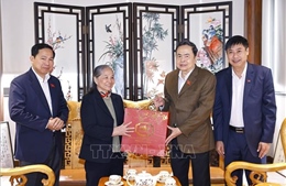 Chủ tịch Quốc hội Trần Thanh Mẫn tri ân các đồng chí nguyên lãnh đạo Đảng, Nhà nước