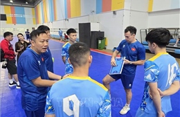 HLV D. Giustozzi hài lòng với bản lĩnh thi đấu của tuyển Futsal Việt Nam