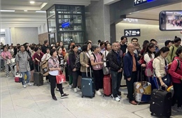 Trung Quốc: Lượng di chuyển liên vùng trong dịp Xuân vận 2026 dự kiến lập kỷ lục mới