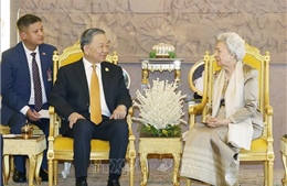 Tổng Bí thư Tô Lâm thăm Hoàng thái hậu Norodom Monineath Sihanouk