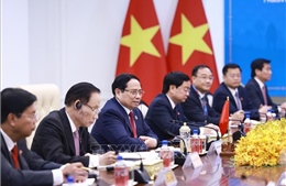 Thủ tướng Phạm Minh Chính gặp Thủ tướng Campuchia Hun Manet