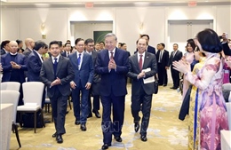 Tổng Bí thư Tô Lâm gặp gỡ bà con cộng đồng và các cơ quan đại diện Việt Nam tại Hoa Kỳ