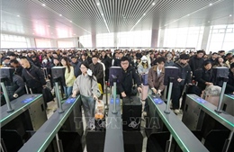 Đường sắt Trung Quốc sẵn sàng cho ngày cao điểm nhất sau kỳ nghỉ Tết Nguyên đán