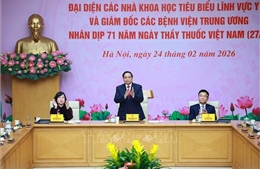 Thủ tướng gặp mặt đại diện các nhà khoa học tiêu biểu trong lĩnh vực y tế