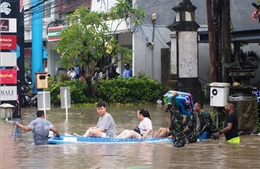Indonesia ban bố cảnh báo đỏ về mưa lũ tại Bali