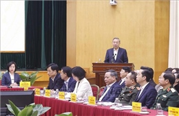 Tổng Bí thư Tô Lâm dự Hội nghị tiếp xúc giữa cử tri với người ứng cử đại biểu Quốc hội khóa XVI tại Hà Nội