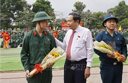 Chủ tịch Quốc hội dự Lễ giao, nhận quân năm 2026 tại TP Hồ Chí Minh