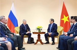 Thủ tướng tiếp đại diện Hội Hữu nghị Nga - Việt và Hội Cựu chiến binh Nga