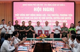 Thành phố Cần Thơ và Bộ Tư lệnh Vùng Cảnh sát biển 4 ký kế hoạch hiệp đồng