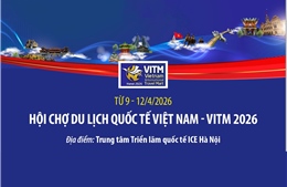 Từ 9 - 12/4/2026: Hội chợ Du lịch quốc tế Việt Nam - VITM 2026