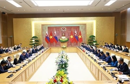 Thủ tướng Lê Minh Hưng hội đàm với Thủ tướng Slovakia Robert Fico