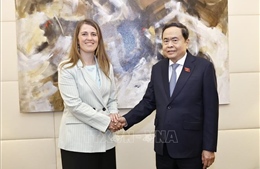 Chủ tịch Quốc hội Trần Thanh Mẫn tiếp Chủ tịch Nhóm Nghị sỹ hữu nghị Italy - Việt Nam