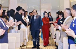 Chủ tịch Quốc hội Trần Thanh Mẫn gặp gỡ cộng đồng người Việt Nam tại Italy