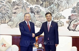 Tổng Bí thư, Chủ tịch nước Tô Lâm hội kiến Bí thư khu ủy Khu tự trị dân tộc Choang Quảng Tây