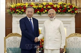 Tổng Bí thư, Chủ tịch nước Tô Lâm và Thủ tướng Ấn Độ Narendra Modi gặp hẹp