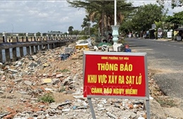 Kè Bạch Đằng xuống cấp nghiêm trọng, dự án nâng cấp vẫn 'chờ' vốn