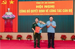 Hai tỉnh An Giang, Cà Mau có Chỉ huy trưởng Bộ Chỉ huy Quân sự mới