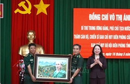 Phó Chủ tịch nước Võ Thị Ánh Xuân thăm, động viên Bộ đội Biên phòng An Giang