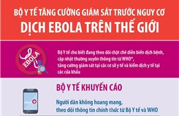 Bộ Y tế tăng cường giám sát trước nguy cơ dịch Ebola