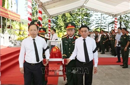 Thường trực Ban Bí thư dự Lễ viếng, truy điệu và an táng hài cốt liệt sĩ tại tỉnh Hà Tĩnh