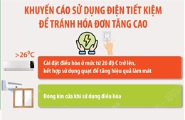 Khuyến cáo sử dụng điện tiết kiệm để tránh hóa đơn tăng cao