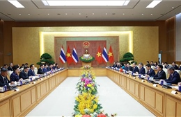 Thủ tướng Lê Minh Hưng hội đàm với Thủ tướng Thái Lan Anutin Charnvirakul