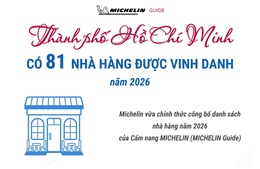 TP Hồ Chí Minh có 81 nhà hàng được Michelin vinh danh