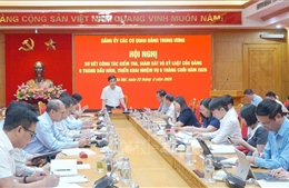 Đẩy mạnh giám sát trên dữ liệu trong công tác kiểm tra của Đảng