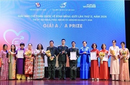 Tôn vinh các tác phẩm báo chí thúc đẩy bình đẳng giới 