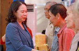 Phó Chủ tịch nước Võ Thị Ánh Xuân thăm, tặng quà người có công với cách mạng
