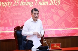 Thủ tướng Lê Minh Hưng làm việc với Ban Thường vụ Tỉnh ủy Điện Biên