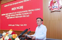 Thường trực Đảng uỷ các cơ quan Đảng Trung ương làm việc với Ban Thường vụ Đảng uỷ Viện Kiểm sát nhân dân tối cao