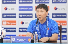 ASEAN Cup 2026: HLV Kim Sang Sik khẳng định mục tiêu đánh bại Indonesia