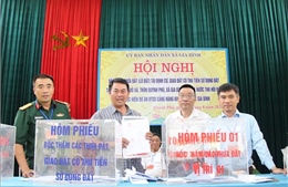 Bốc thăm đất tái định cư cho người dân phục vụ dự án sân bay Gia Bình