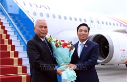 Chủ tịch Quốc hội kiêm Chủ tịch Hạ viện Vương quốc Thái Lan bắt đầu thăm chính thức Việt Nam