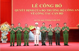 Công bố quyết định bổ nhiệm Giám đốc Công an tỉnh Lào Cai